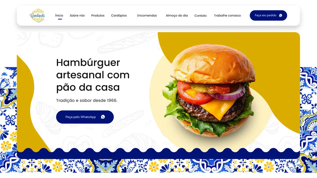 Projeto real: Padaria Camilópolis